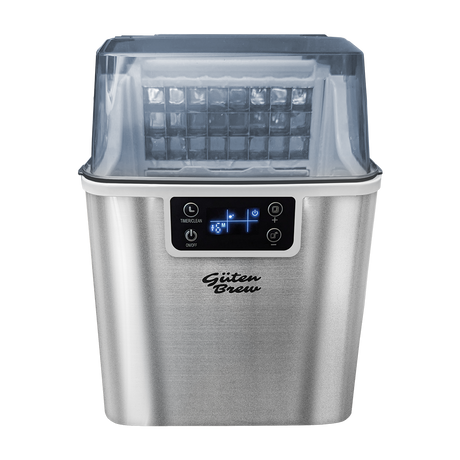 Guten Ice 2.0 - Máquina de Hielo Portátil Autolimpiante | 20kg/día | Cubos Listos en 8-20min