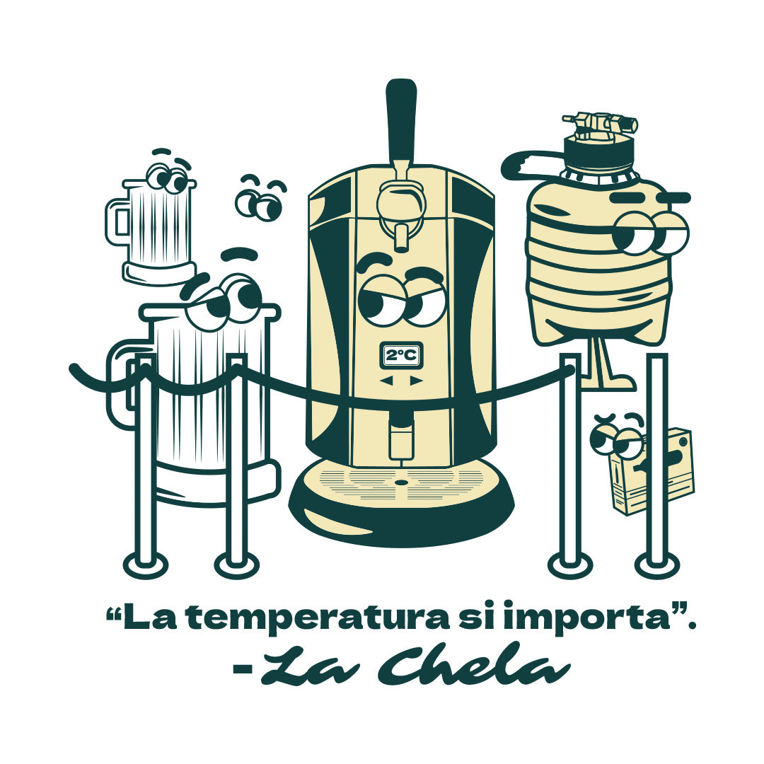 La temperatura si importa - Polera Guten Brew | 100% algodón sustentable