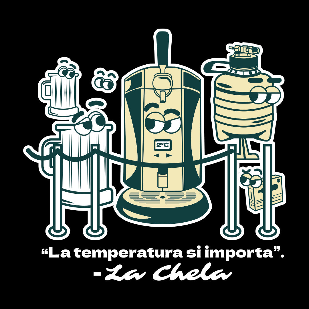 La temperatura si importa - Polera Guten Brew | 100% algodón sustentable