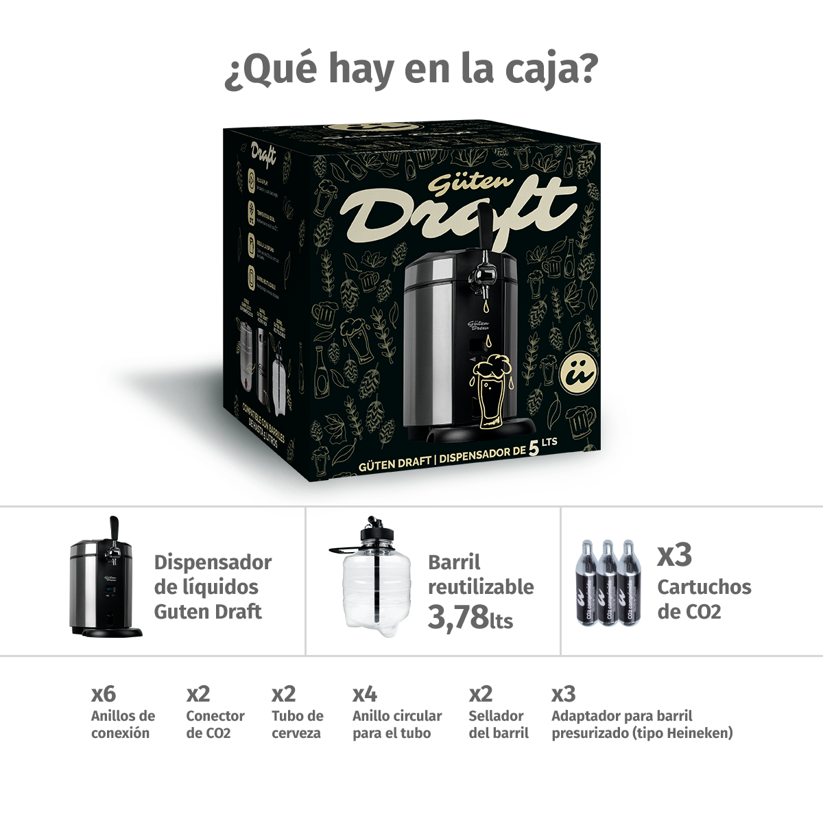 Dispensador de Cerveza y Líquidos | Schopera | Guten Draft