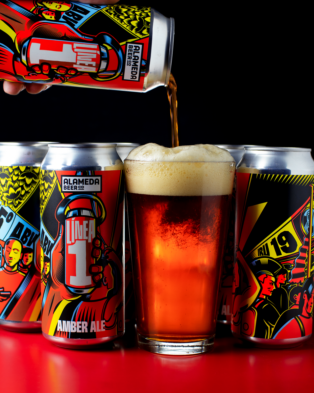 Línea 1 Recarga | Amber Ale | Alameda Beer Co.