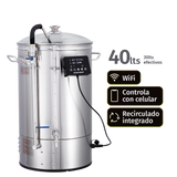 Güten Brew | Máquina WiFi para elaborar cerveza Todo en uno | 40L totales | 30L efectivos