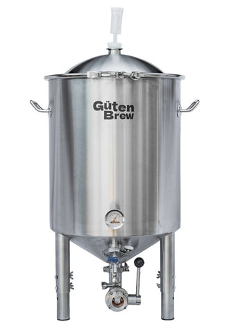 Fermentador Güten 58L totales con sistema tri-clamp | 55L efectivos | Acero inoxidable